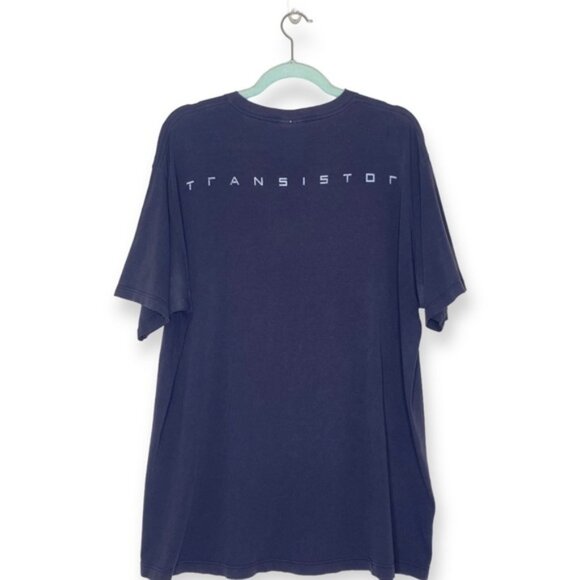 Vintage 90s 311 Transistor 1997 album band tee navy blue yellow XL - Picture 2 of 15